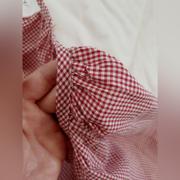 Carly Jean Los Angeles Red and White Maxi Dress - Picture 3 of 4